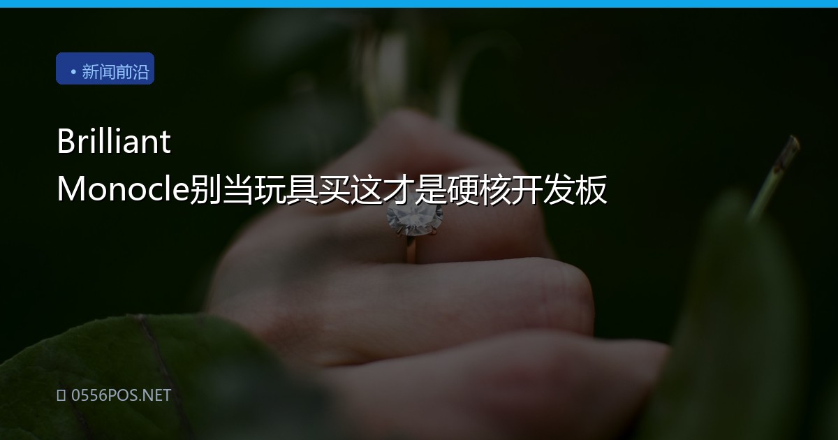 Brilliant Monocle别当玩具买这才是硬核开发板